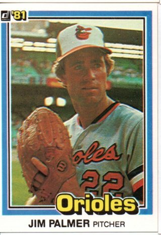 1981 Donruss Jim Palmer #473