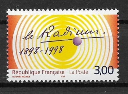 1998 France Sc2690 Discovery of Radium Centenary MNH
