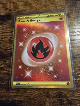 Pokemon Basic Energy 230/197 secret rare card