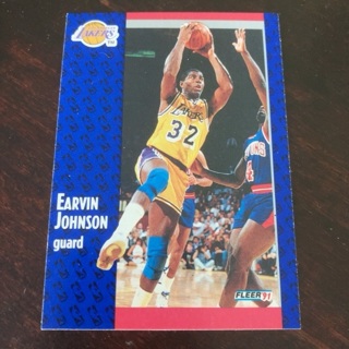 1991-92 Fleer - [Base] #100 Earvin Johnson