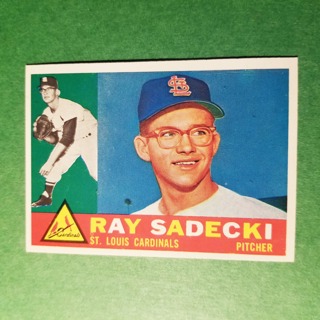 1960 - TOPPS BASEBALL CARD NO. 327 - RAY SADECKI - CARDINALS