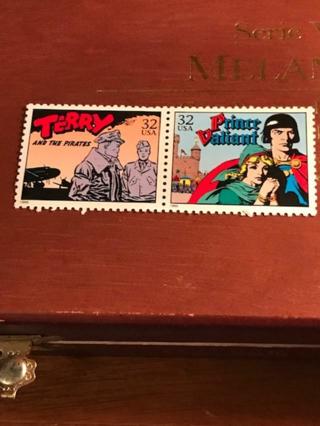 Comic Strip Classics   2- 32c mnh us stamps