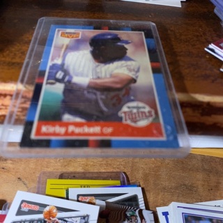 1988 donruss Mvp Kirby Puckett baseball card 