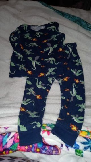 Baby boy dragons PJ set size 18m