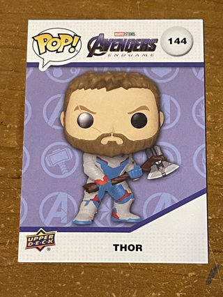 2023 Upper Deck - POP Funko Infinity Saga - Base Card #144 - THOR