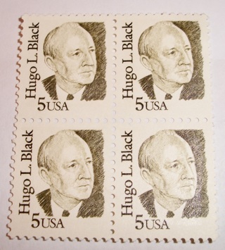 Scott #2172, Hugo L. Black, 4 Useable 5¢ US Postage Stamps