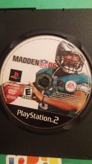 ps2 madden nfl 06 free shipping