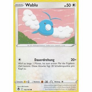  Tradingcard - Pokemon 2022 german Wablu 142/195 