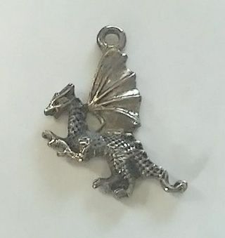 1 New Tibetan Silver dragon charm