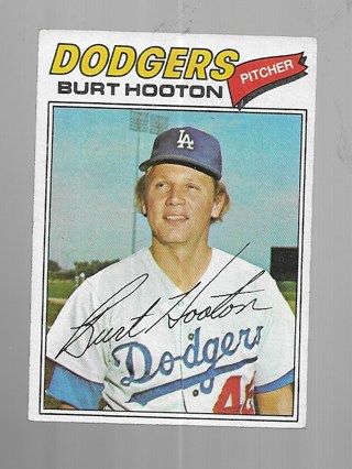 1977 TOPPS BURT HOOTON #484