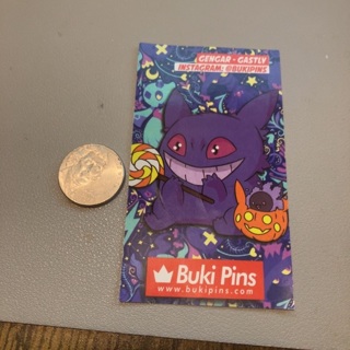 Halloween Gengar Gastly Pokémon Sticker