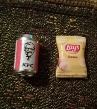 KFC buck can miniture 1pc chip bag not included