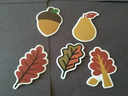 5 Fall Vinyl Stickers