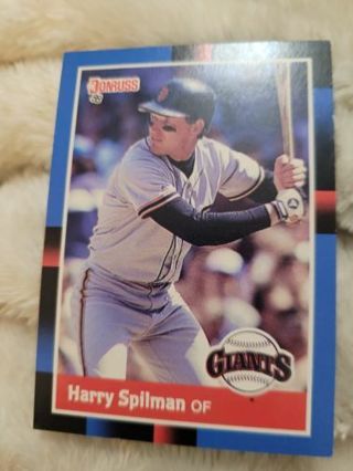 HARRY SPILMAN GIANTS SPORTS CARD PLUS 2 MYSTERY CARDS