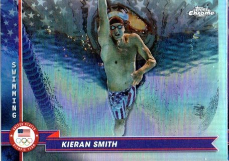 2024 Topps Chrome Olympics Kieran Smith Refractor 138