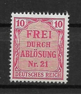 1903 Germany ScOL4 10pf for use in Prussia MNH