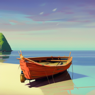 Listia Digital Collectible: Old boat on beach