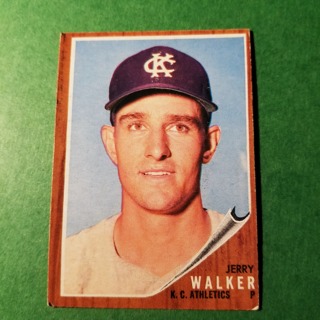 1962 - TOPPS BASEBALL CARD NO. 357 - JERRY WALKER - A'S