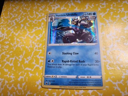 Pokemon Rapid Strike Urshifu 044/198 holo rare