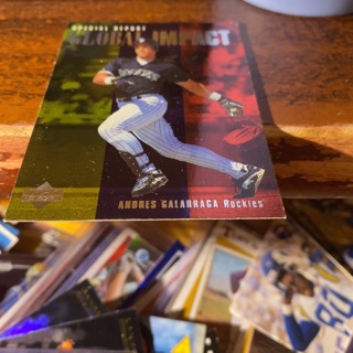 1996 upper deck special report global impact a galarraga baseball card 