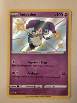 Indeedee sv059/sv122 rare holo nm pokemon