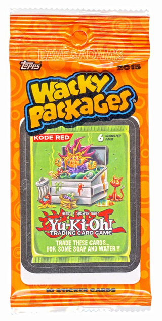 WACKY PACKAGES BOOSTER PACK Genuine TOPPS Trading Card Sticker Collectibles 