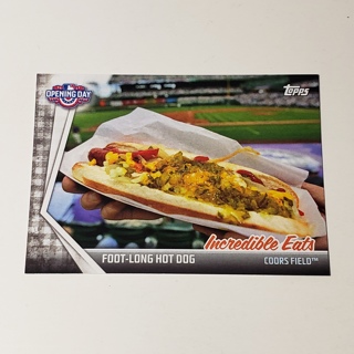 2017 Topps Opening Day Incredible Eats #IE-8 Rockies L031