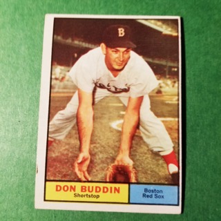 1961 - TOPPS BASEBALL CARD NO. 99 - DON BUDDIN - RED SOX