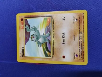 Pokemon Base Set Machop 52/102 #1