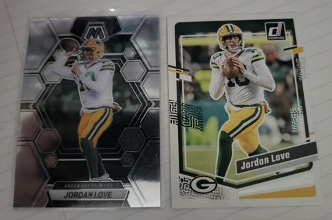 2023 Jordan Love cards Green Bay Packers