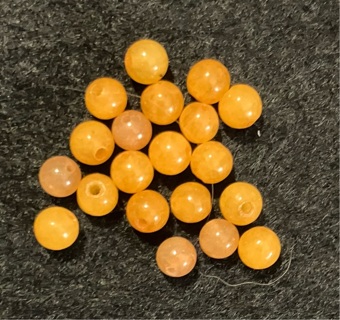 Light Orange Aventurine Beads