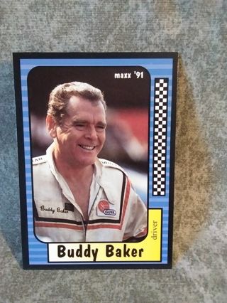 Nascar Racing Trading Card Buddy Baker #90