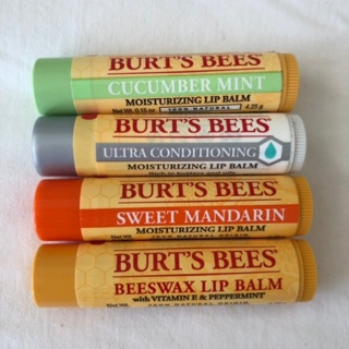 NEW Burt’s Bees 4 Pack Lip Balm • Check Out My Other Listings That End Right After This • Free Ship