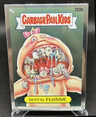 Garbage Pail Kids Chrome Series 5 - Dental Flossie #203b NM