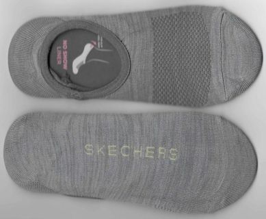 NEW Gray Active Skechers No-Show Liners fits Size 5 to 9.5