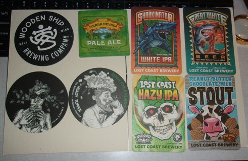 Brewery Beer Coasters Lot Of 8 ( New Condition)