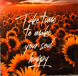 Take time for your soul! - 3 x 3” MAGNET - GIN ONLY