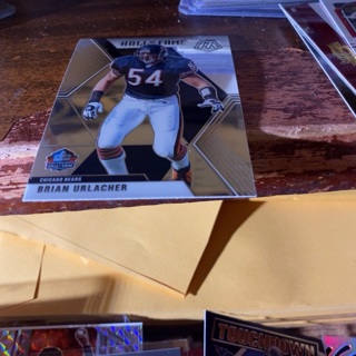 2020 panini mosaic hall of fame Brian urlacher football card 