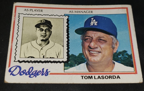 1978 ⚾ Topps Tom LaSorda # 189 ⚾ Los Angeles Dodgers