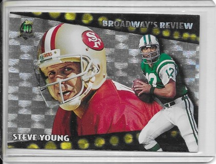 Steve Young 1996 Topps Broadway Reviews #BR7