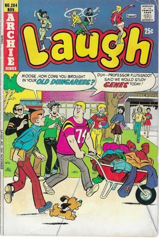 Archie Series Comic No. 284 November 1974 Laugh