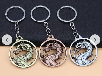 Mortal Kombat Keychain Dragon