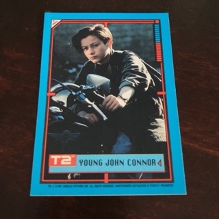 1991 Topps Terminator 2: Judgement Day Stickers - [Base] #4 Young John Connor