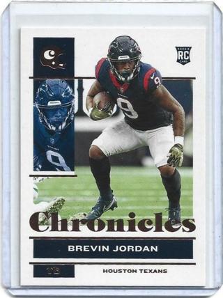 2021 CHRONICLES BREVIN JORDAN ROOKIE CARD