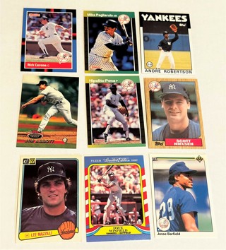 Yankees -18 Card Lot-All Stars,Hall Of Fame