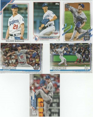Fantastic Set of 6 Walker Buehler LA Dodgers!