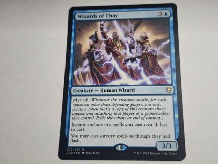 Magic the gathering mtg Wizards of Thay rare card Baldurs Gate