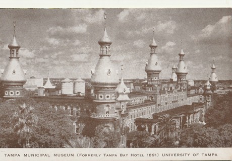 Vintage Unused Postcard: d: Tampa Municipal Museum, FL