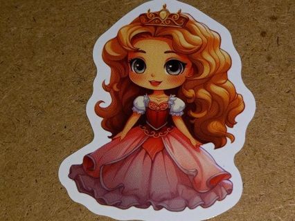 Princess one Cute new vinyl sticker no refunds regular mail only Very nice