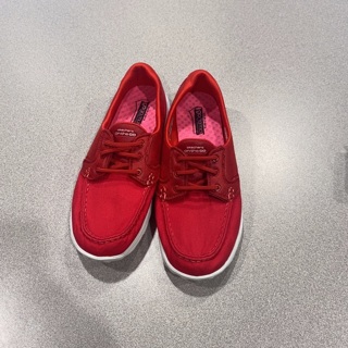 Women’s Size 8.5 Skechers Slip On Red Shoes